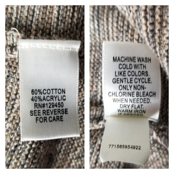 Croft & Borrow Womens Heather Brown Button Front Round Hem Cardigan Size‎ XL - Picture 10 of 12